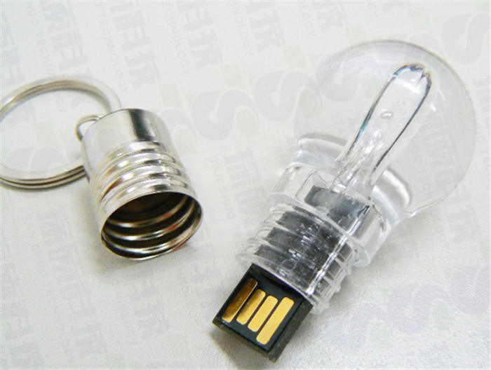 燈泡U盤, 發光U盤 ,七彩燈泡U盤工廠, 霓虹燈廣告優盤