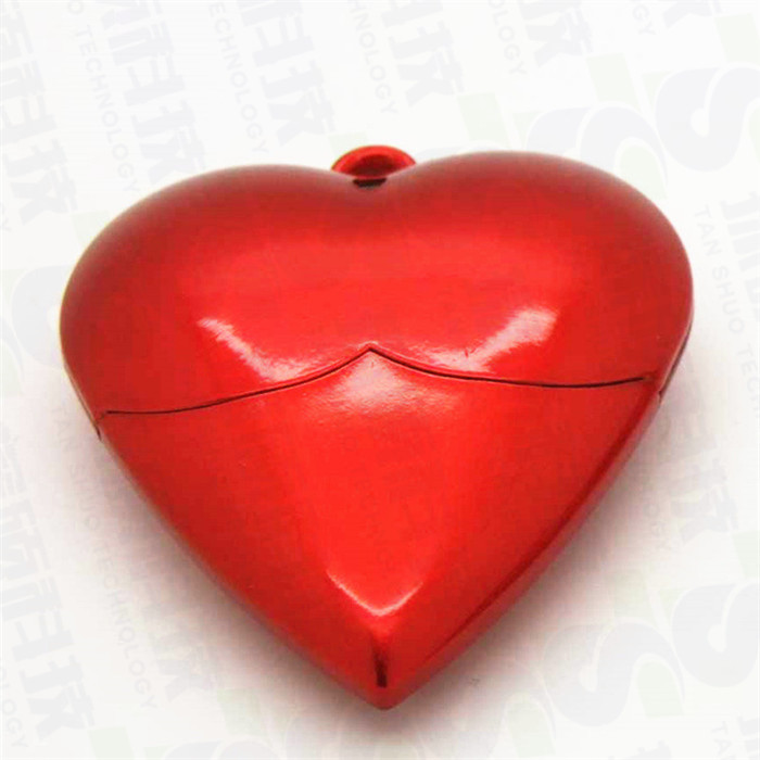 塑料紅心U盤 ,愛心U盤 ,創意個性心形優盤