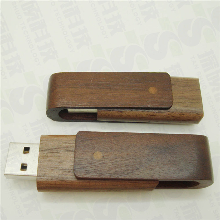 新款木質(zhì)旋轉(zhuǎn)U盤(pán) 胡桃木質(zhì)創(chuàng)意優(yōu)盤(pán)禮品   木質(zhì)旋轉(zhuǎn)U盤(pán)定制廠家