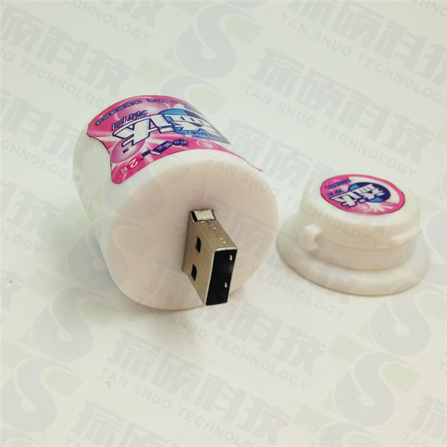 仿真瓶子U盤禮品定制  PVC軟膠U盤定做工廠 創意環保U盤 4g/8g/16gb/32g禮品U盤