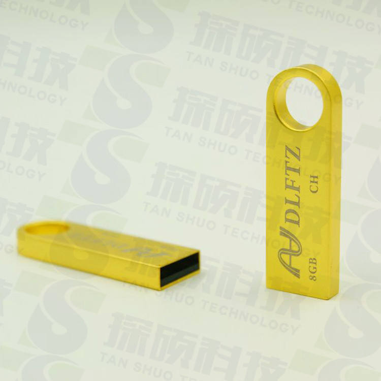 (DLFTZ)大連保稅區定制金色迷你U盤  金色迷你U盤禮品制作廠家