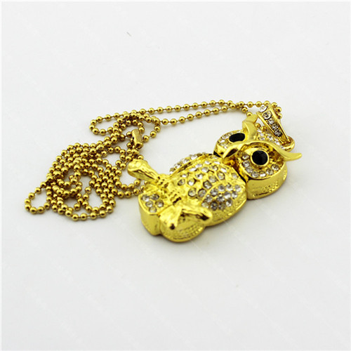 高檔水晶動物形狀U盤,鉆石項鏈U盤,吊墜U盤定制廠家