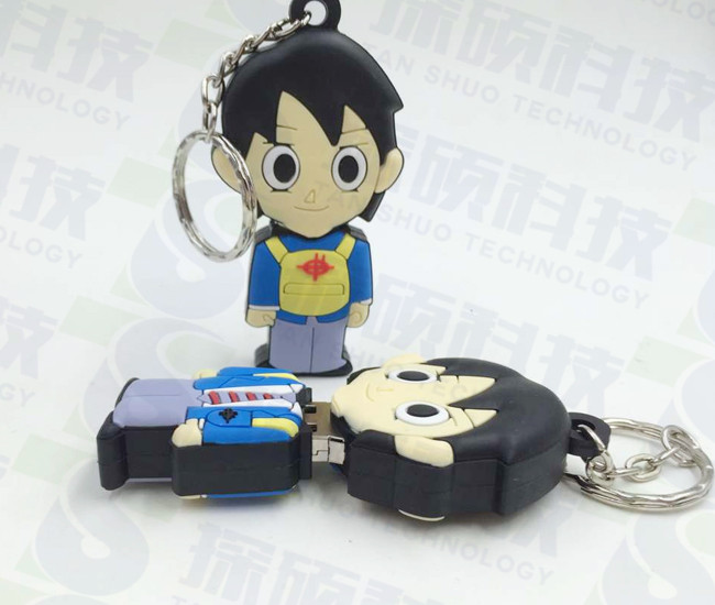 c軟膠開模U盤，創(chuàng)意立體U盤定制